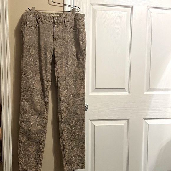 Free People Denim - NWOT Beautiful Free People Paisley Corduroy Pants, size 30
